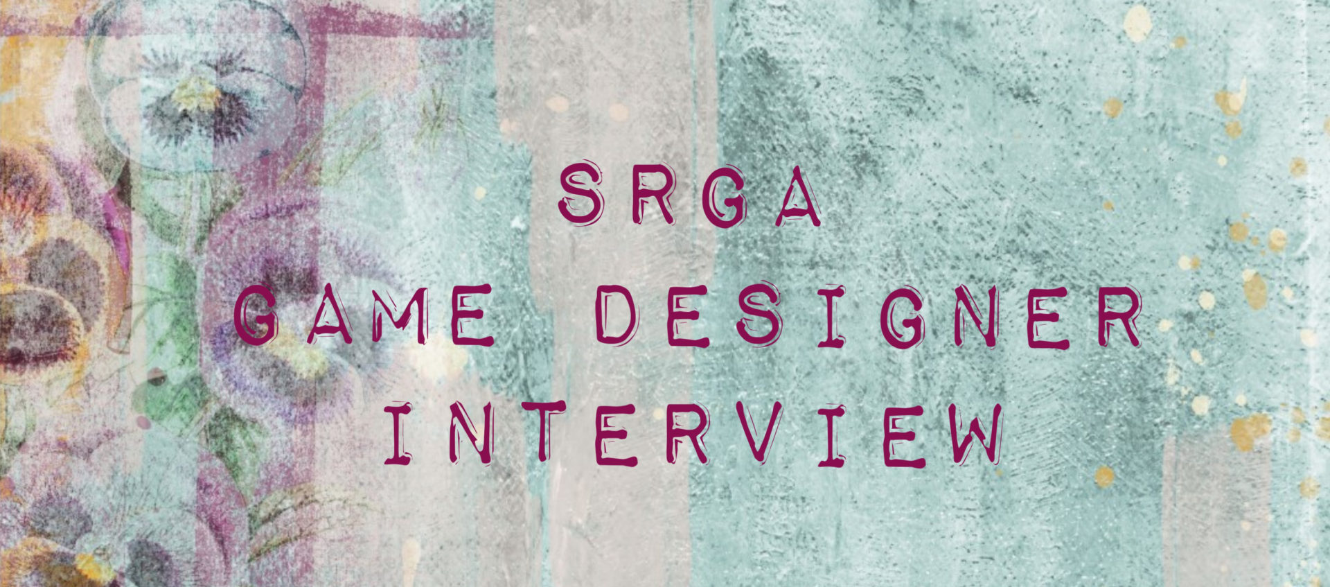 SRGA Game Designer Interview with Sean Fenemore